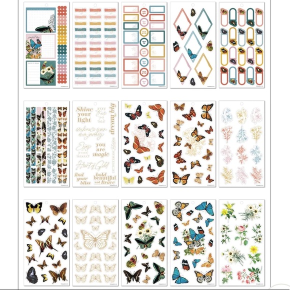The Happy Planner Value Pack Stickers - Papillon Butterfly - Picture 3 of 7
